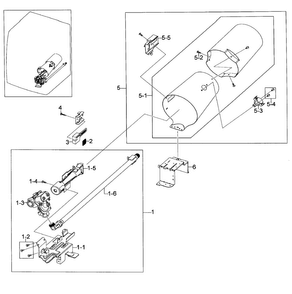 Heater Assy Diagram and Parts List for DV448AGE XAA-0002 Samsung Dryer