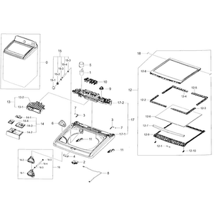 Part Location Diagram of DC67-00634B Samsung Cap