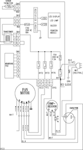 Wiring Information Diagram and Parts List for AW069CB XAA Samsung Air Conditioner