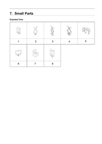 Small Parts Diagram and Parts List for DVG54R7600V A3-00 Samsung Dryer