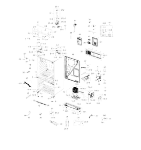 Part Location Diagram of DA99-03490Q Samsung Packing