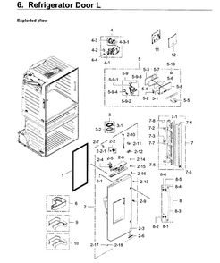 Part Location Diagram of DA67-03916B Samsung Reinforcement Cap