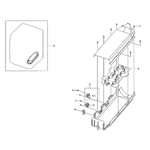 Duct Heater Diagram and Parts List for DV42H5000EW A3-01 Samsung Dryer