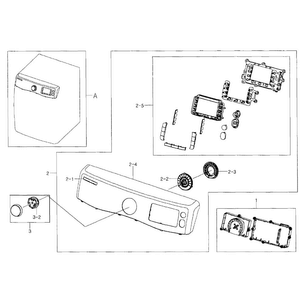 Part Location Diagram of DC64-02808A Samsung Window-encoder(o)