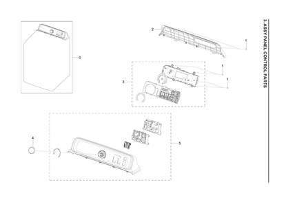 Part Location Diagram of DC97-16931D Samsung Knob Encoder Assembly