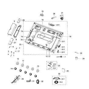 Body Diagram and Parts List for NA30K7750TS AA-0000 Samsung Cooktop
