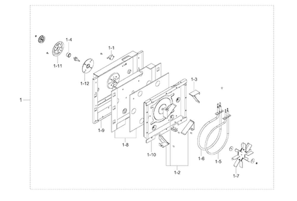 Casing Assy Diagram and Parts List for MC17F808KDT AA-0000 Samsung Microwave