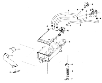 Water Valve Diagram and Parts List for WF431ABP XAA-0001 Samsung Washer