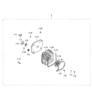 Convection Section Diagram and Parts List for MC12J8035CT AA-0000 Samsung Microwave