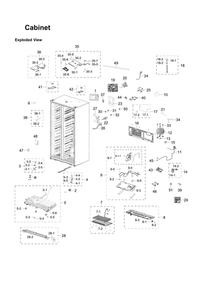 Part Location Diagram of DA97-12874A Samsung Assembly PIPE-CONNECT;HERMES