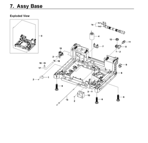 Part Location Diagram of DD60-00007A Samsung Elbow Hose