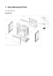 Part Location Diagram of DG94-03689C Samsung Bracket Supporter Assembly