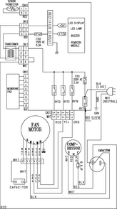 Wiring Information Diagram and Parts List for AW189CB XAA Samsung Air Conditioner