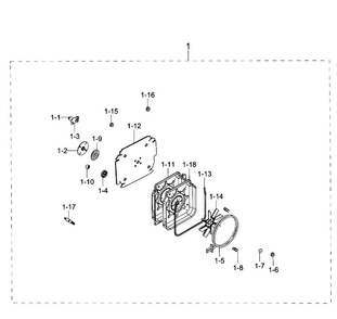 Part Location Diagram of DE61-01569A Samsung Bracket