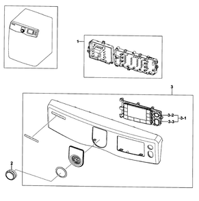 Part Location Diagram of DC97-14447R Samsung Encoder Knob Assembly