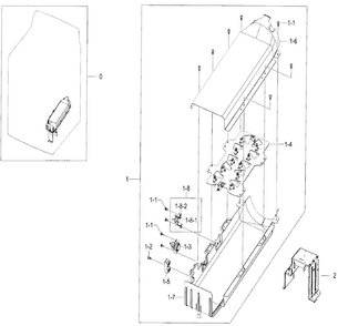 Heater Diagram and Parts List for DV48J7770EP A2-0000 Samsung Dryer