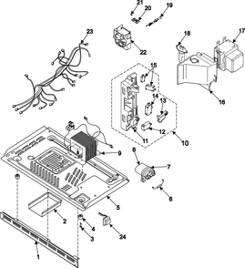 Part Location Diagram of DE96-00012A Samsung Assembly NOISE FILTER;-,SN-3
