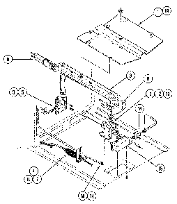 Ignitor Diagram and Parts List for 11111  Kenmore Wall Oven