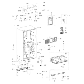 Part Location Diagram of DA82-02642A Samsung Ice Maker Kit
