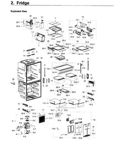 Part Location Diagram of DA61-09549A Dacor FIXER