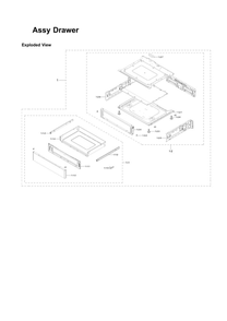 Drawer Assembly Diagram and Parts List for NE58R9431SS AA-00 Samsung Range