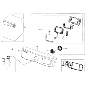 Part Location Diagram of DC97-16023H Samsung Assembly BUTTON;(AD) GRACE(S