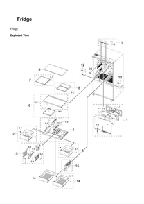 Refrigerator Parts Diagram and Parts List for RF30BB6900AW AA-00 Samsung Refrigerator