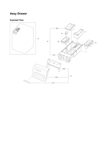 Drawer Assembly Diagram and Parts List for WF331ANR XAA-02 Samsung Washer