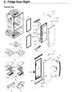 Part Location Diagram of DA63-07509A Samsung Guard dispenser
