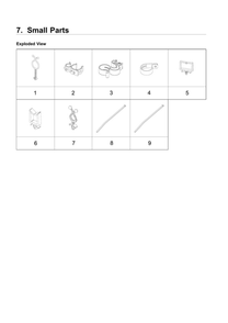 Small Parts Diagram and Parts List for WF45T6200AW US-03 Samsung Washer