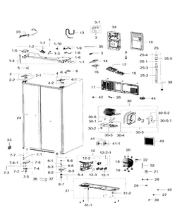 Part Location Diagram of DA66-00716D Samsung Shaft