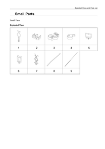 Small Parts Diagram and Parts List for WF50A8600AE US-00 Samsung Washer