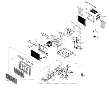 Part Location Diagram of 6009-001074 Samsung Hexagon Bolt