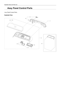Part Location Diagram of DC64-03824F Samsung Encoder Knob