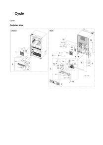 Part Location Diagram of DA96-01002C Samsung Evaporator Assembly