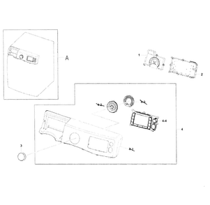 Control Panel Diagram and Parts List for WF455ARGSGR AA-0000 Samsung Washer