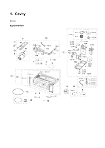 Part Location Diagram of DE47-20035A Samsung Thermostat Assembly