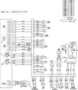 Wiring Information Sheet 2 Diagram and Parts List for SMH7175BE XAA Samsung Microwave