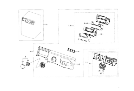 Part Location Diagram of DC64-02630A Samsung WINDOW-PANEL;WF431,PMMA,