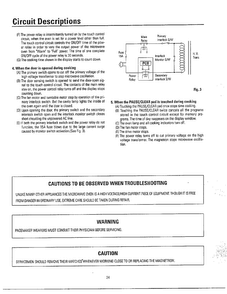 Circuit Descriptions Page 2 Diagram and Parts List for MW3580T XAA Samsung Microwave