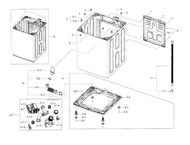 Part Location Diagram of DC97-17353A Samsung Hose Guide Assembly