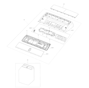 Part Location Diagram of DC97-19210A Samsung Touchpad Control Panel Assembly