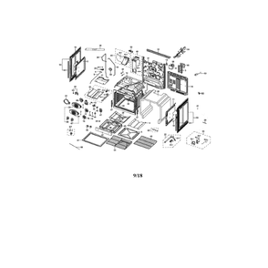 Part Location Diagram of DG94-01328B Samsung ASSY HOLDER PCB-WIFI;NX58K9850SS,ARTIK05
