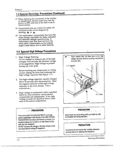 Precautions Page 3 Diagram and Parts List for MW5580W XAA Samsung Microwave