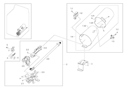 Duct Burner & Gas Diagram and Parts List for DV400GWHDWR AA-0000 Samsung Dryer