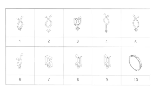 Small Parts Diagram and Parts List for DV22K6800EW A1-0001 Samsung Dryer