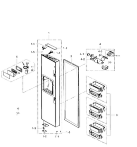 Part Location Diagram of DA97-12105A Samsung Damper 1 Way