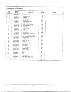Complete Microwave Page 4 Diagram and Parts List for MW2070U XAA Samsung Microwave