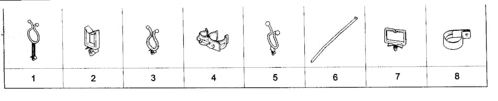 Cable Holders Diagram and Parts List for WF431ABP XAA-0001 Samsung Washer