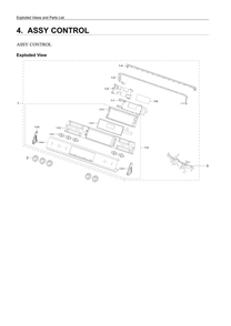 Part Location Diagram of DG61-01955A Samsung Bracket Guide